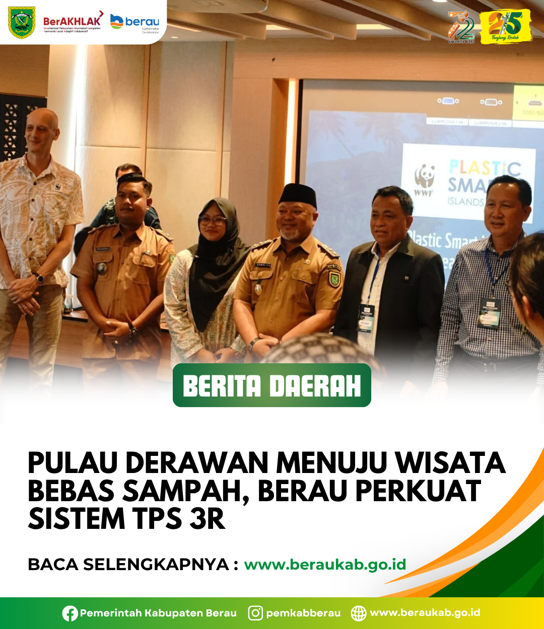 Pulau Derawan Menuju Wisata Bebas Sampah, Berau Perkuat Sistem TPS 3R