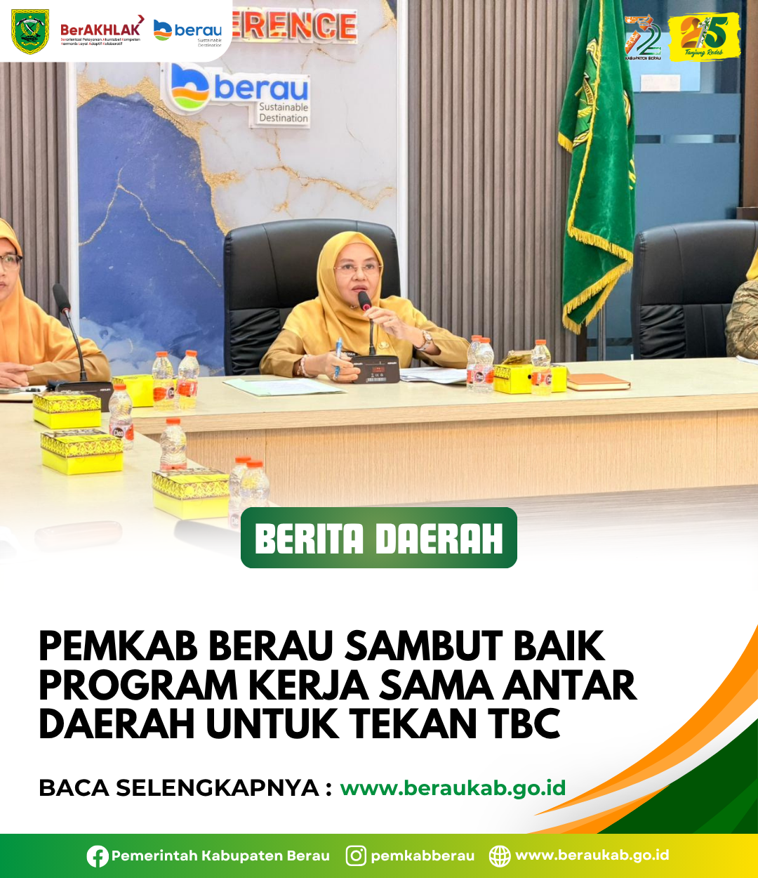 Pemkab Berau Sambut Baik Program Kerja Sama Antar Daerah untuk Tekan TBC