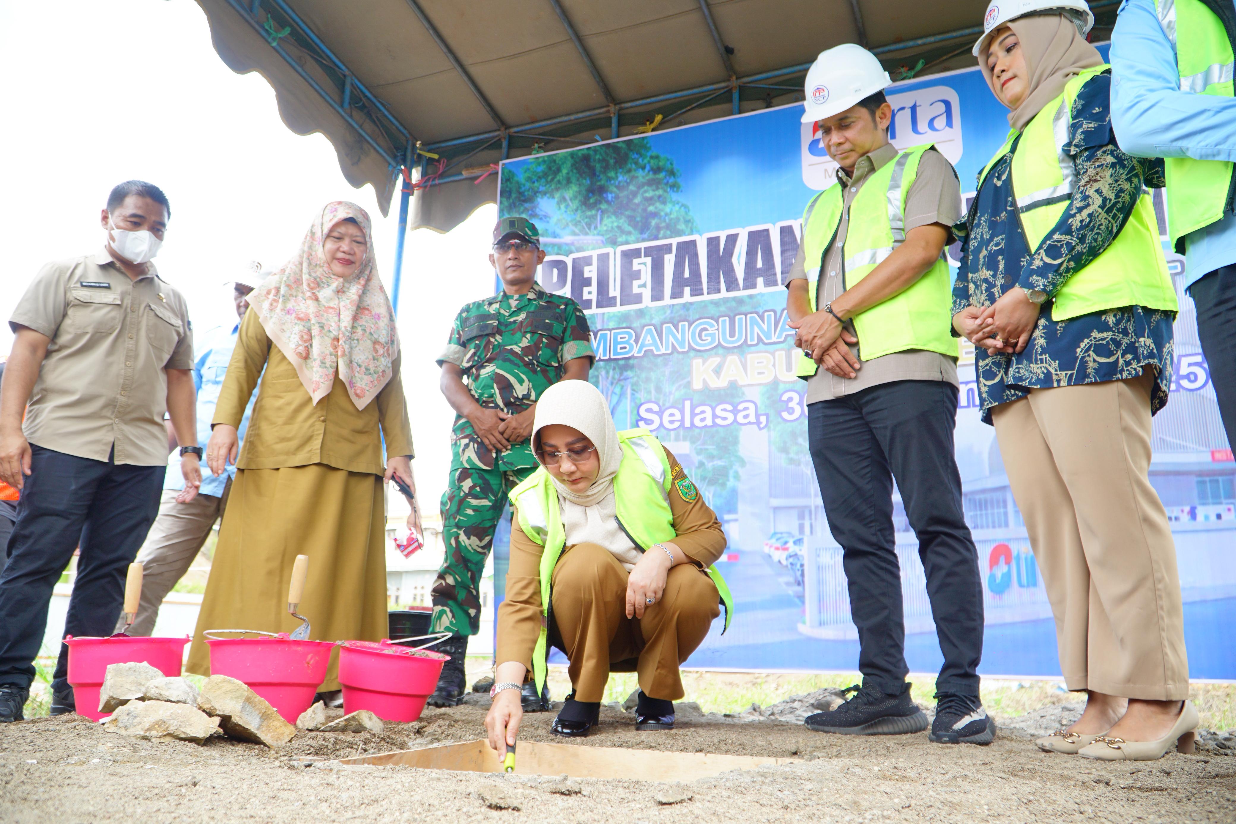 Bupati Berau Resmikan Pembangunan Rumah Sakit Tirta Tipe D ditandai dengan Peletakan Batu Pertama