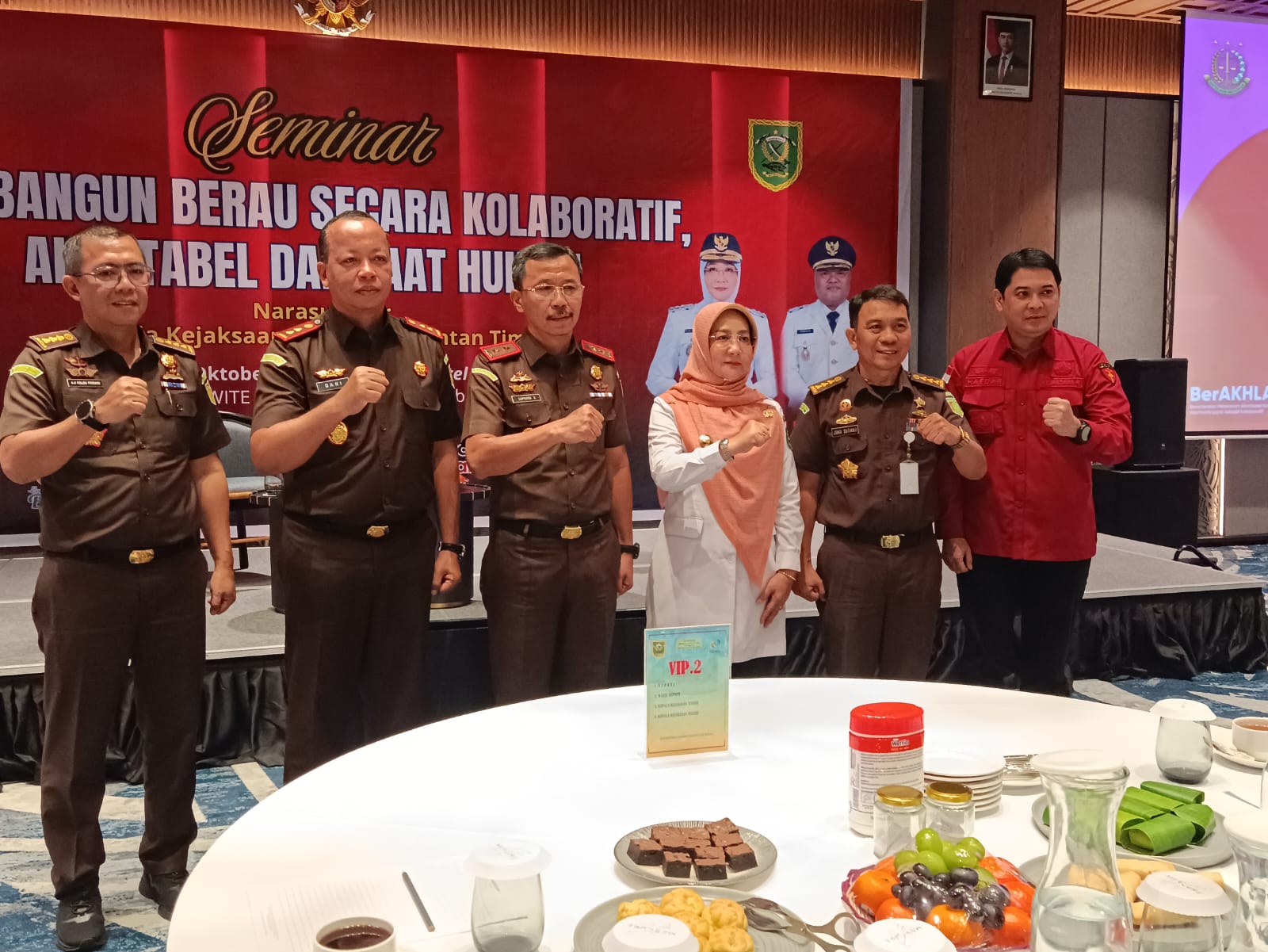 Bangun Berau yang Taat Hukum, Pemkab Berau Hadirkan Kajati Kaltim dalam Seminar Akuntabilitas.