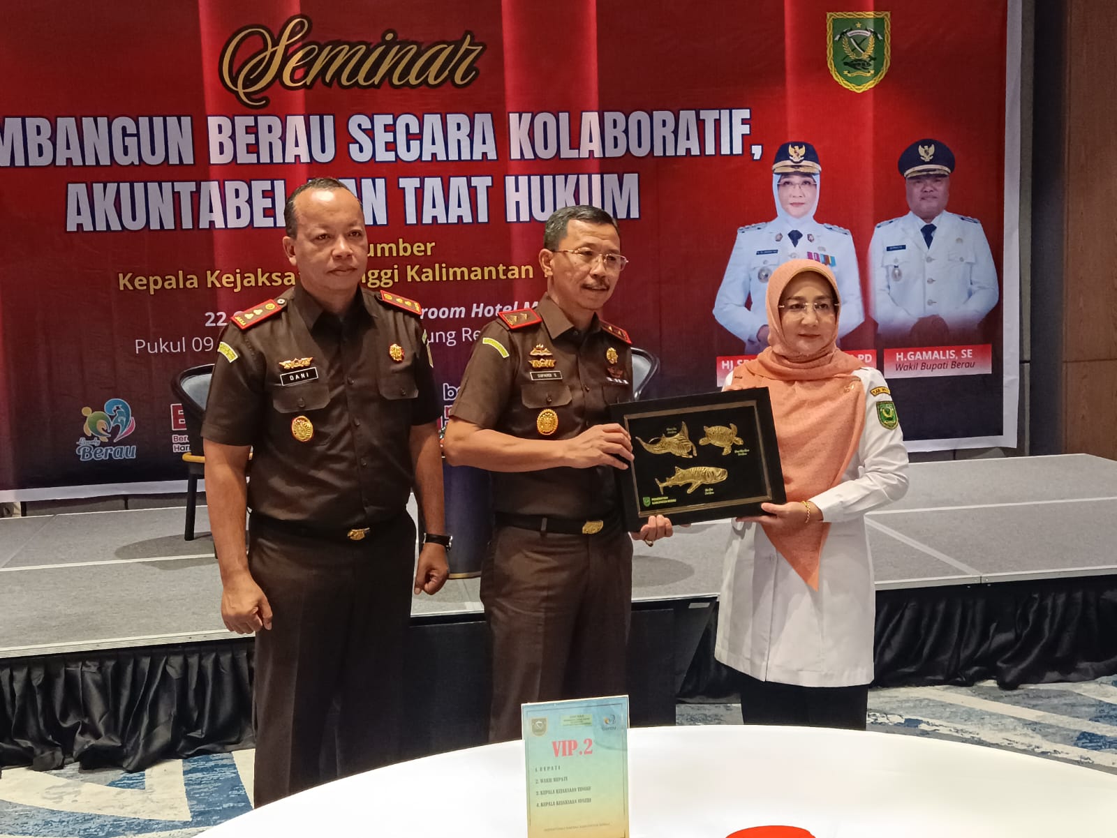 Bangun Berau yang Taat Hukum, Pemkab Berau Hadirkan Kajati Kaltim dalam Seminar Akuntabilitas.