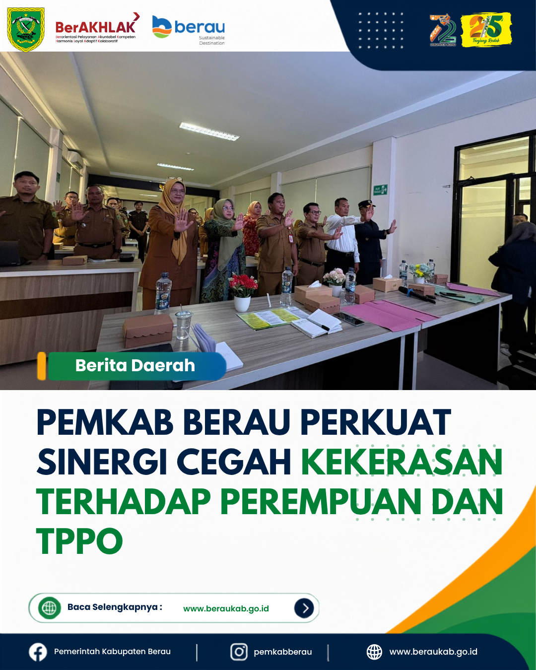 Pemkab Berau Perkuat Sinergi Cegah Kekerasan terhadap Perempuan dan TPPO